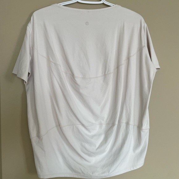 Lululemon Back in Action Short Sleeve T-Shirt *Nulu (White Opal) - Picture 7 of 9
